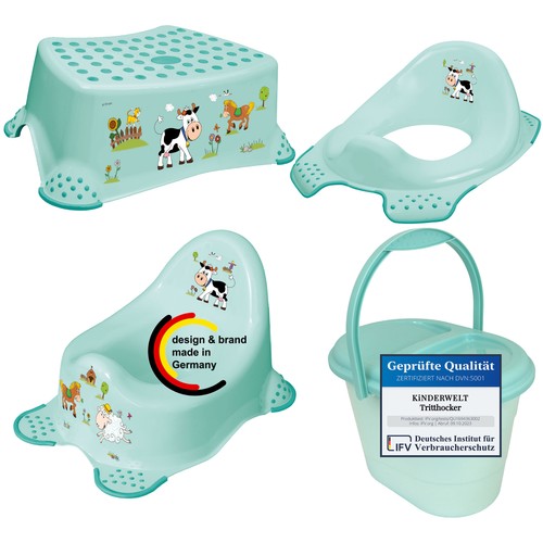 Funny aqua 4er set - funny, kindertopf